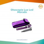 Otoscopio luz led morado