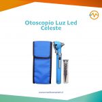 Otoscopio luz led celeste