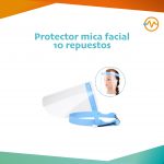 Protector Mica Facial 10 repuestos