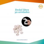 Dedal látex 30 unidades