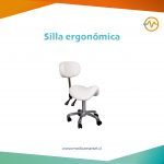 Silla taburete ergonomico ,BLANCO,azul,verde