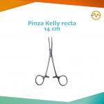 Pinza Kelly recta 14 cm