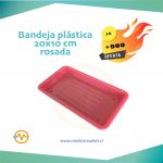 Bandeja plástica VERDE20x10 cm