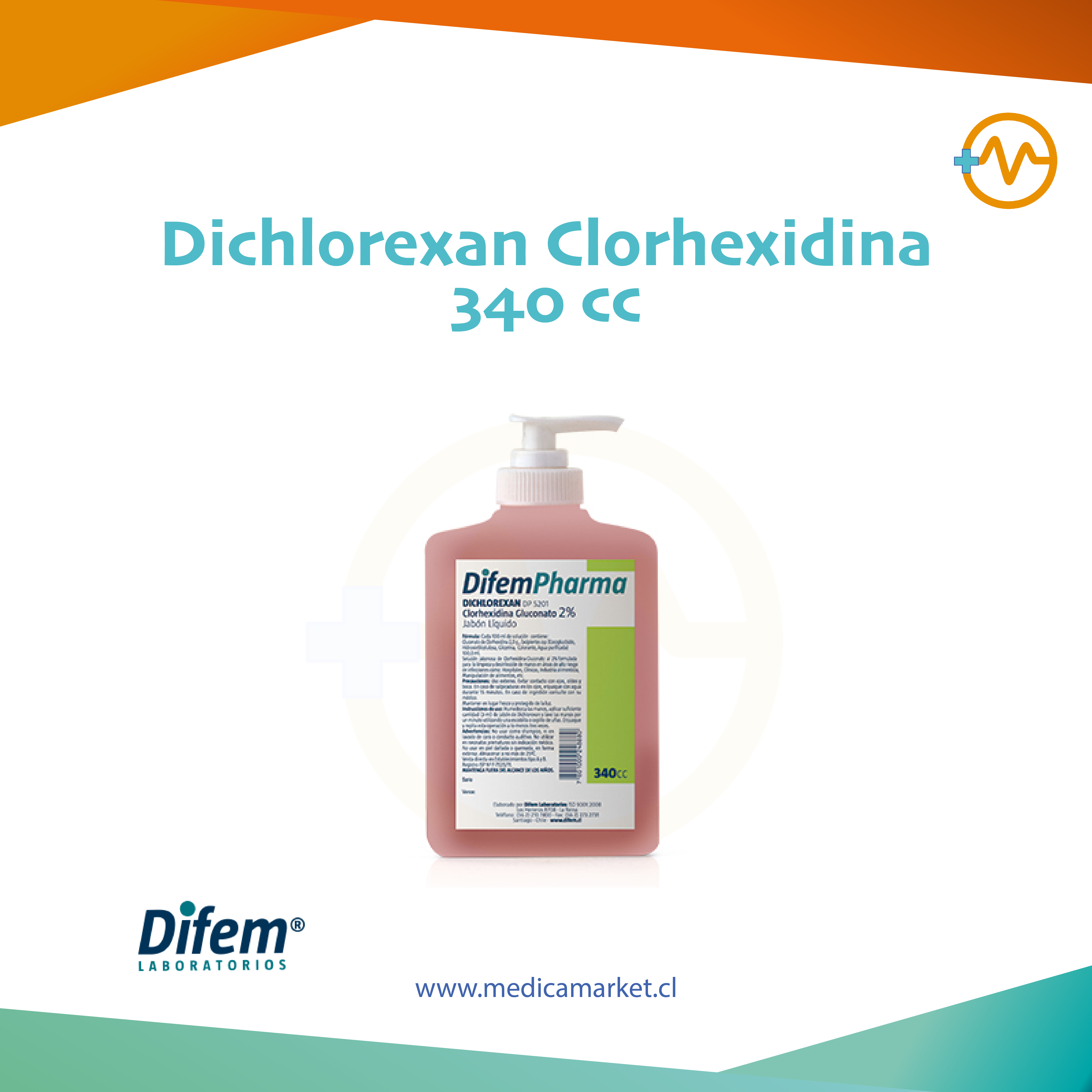 administración Buena voluntad Abstracción Clorhexidina 2% jabón 340 cc – Medica Market