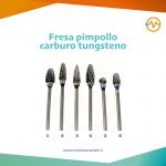 Fresa pimpollo carburo tungsteno