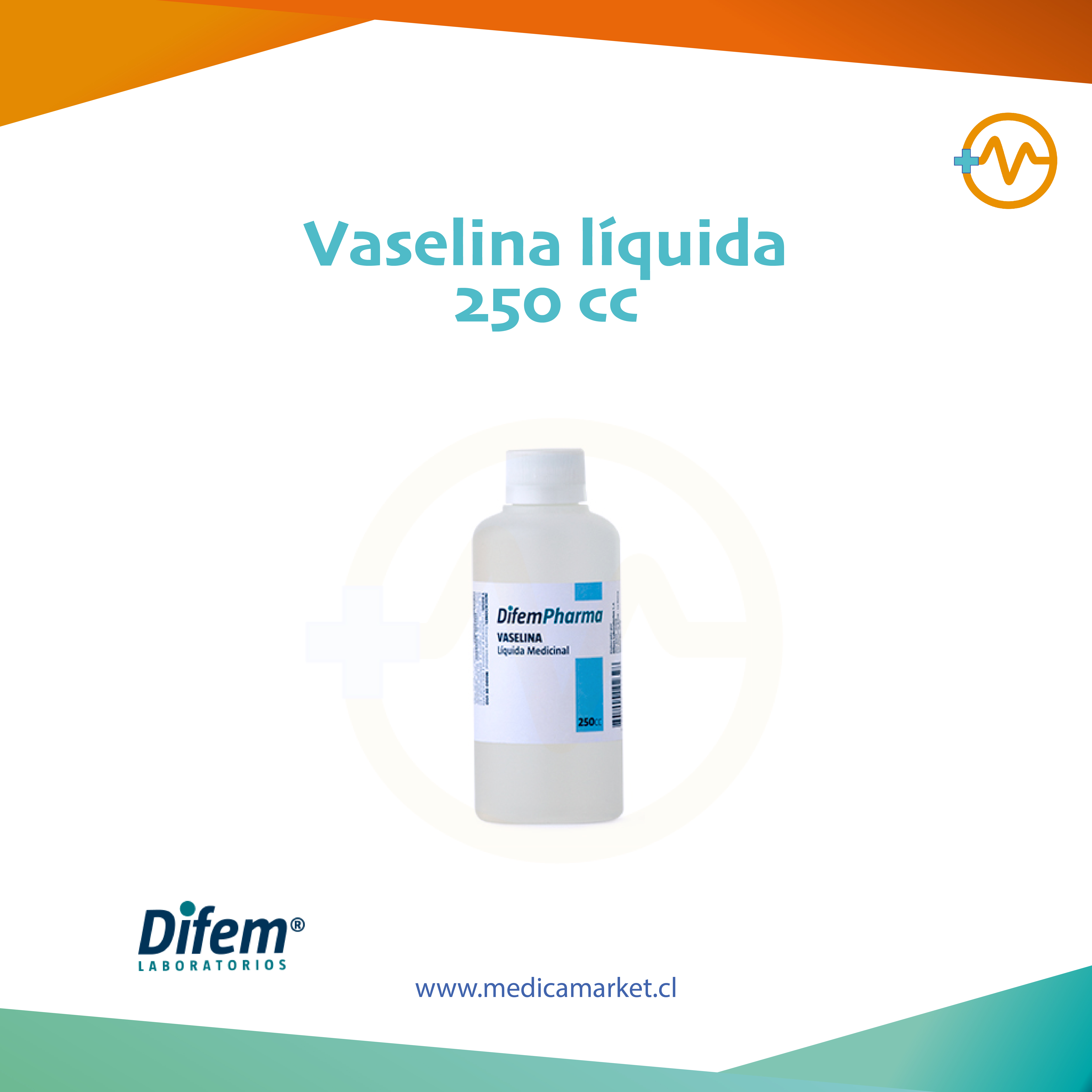 Vaselina Liquida 125 mL Difem - EASYFARMA