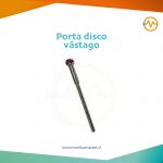 Porta disco vástago