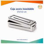 Caja acero inoxidable 17x7x3 cm ALEMAN