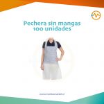 Pechera plástica sin mangas 100 unid