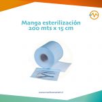 Manga esterilizacion 15 cm x 200 mts