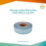 Manga de esterilización 7,5 cm x 200 mts