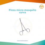 Pinza micro mosquito curva