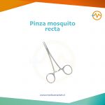 Pinza mosquito recta