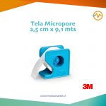 Tela Micropore 2,5 cm x 9,1 mts 3M