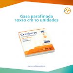 Gasa parafinada 10x10 cm 10 unidades