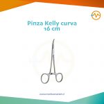 Pinza Kelly curva 16 cm