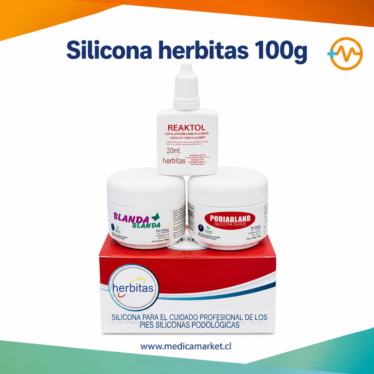 48a1d83b-5ffe-4c1b-aca8-c8c23d7cccb1 Silicona Herbitas media 50g,blanda 50g, catalizador 20ml, - Imagen 1