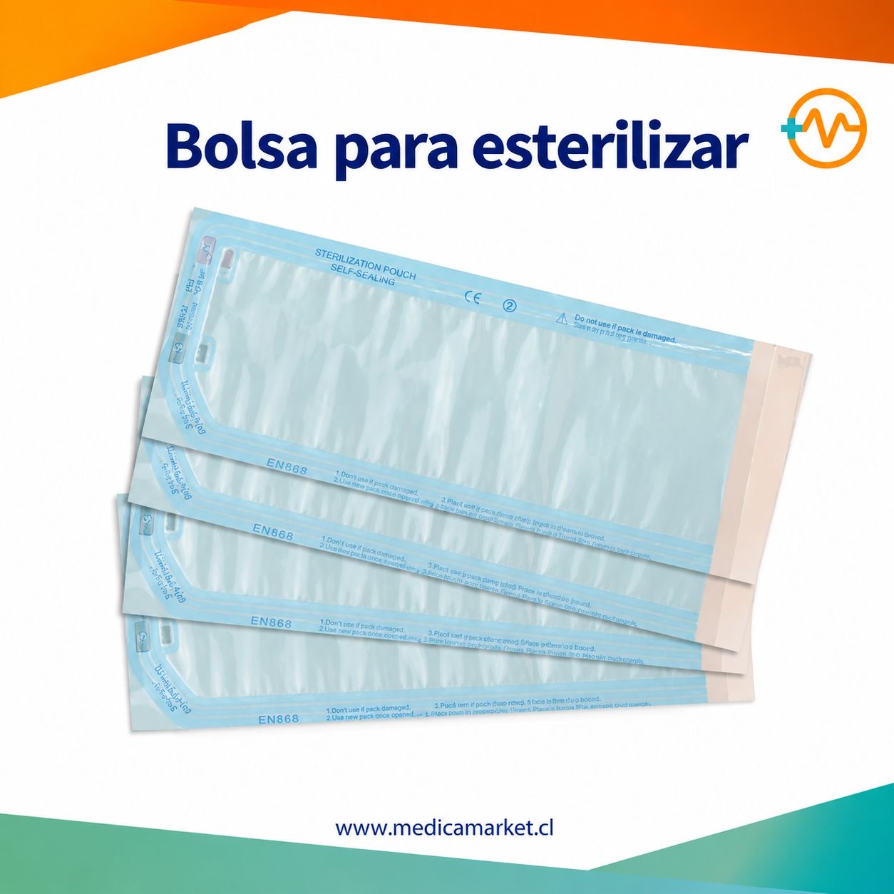 ff7c2086-8d74-4267-a093-3298f64a6314 Bolsa para esterilizar 135x260mm 200uni - Imagen 1