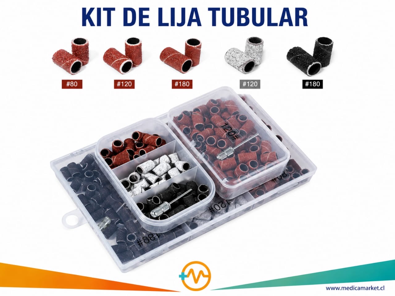 1caf626e-dd7e-411a-abab-996fd51768f7 Kit lija tubular x60uni - Imagen 1