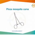 Pinza mosquito curva 12cm