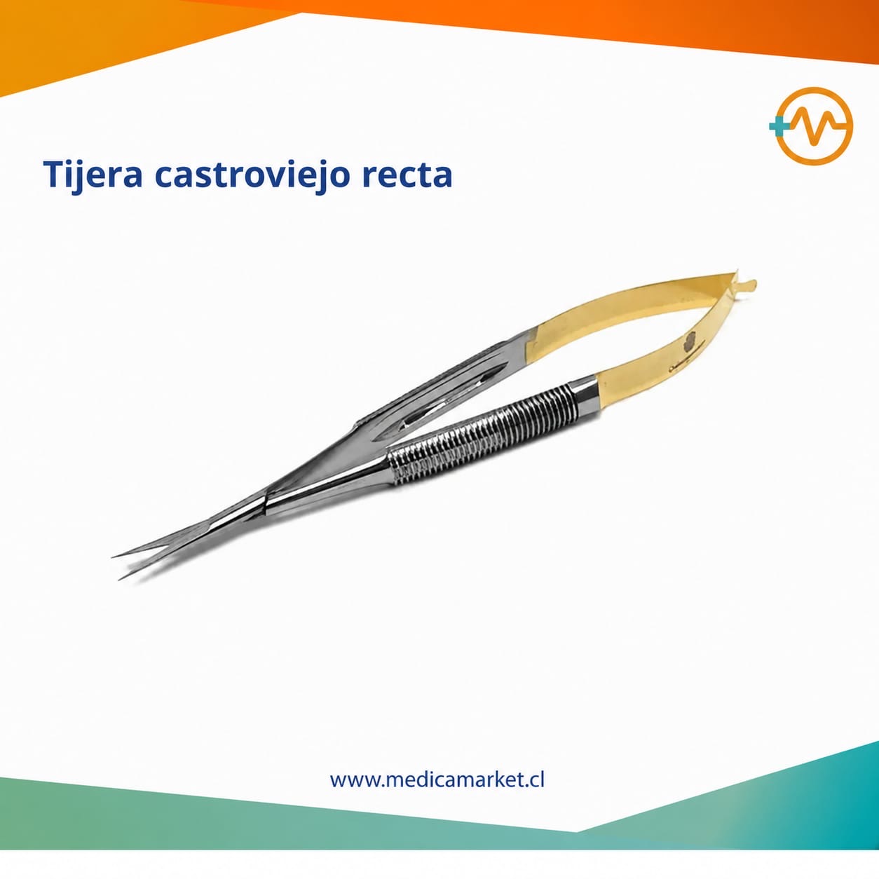 eb472dbd-4c37-4536-b409-da7ab698ba66 Tijera Castroviejo tungsteno recta - Imagen 1
