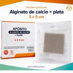 Alginato de calcio + plata 5x5
