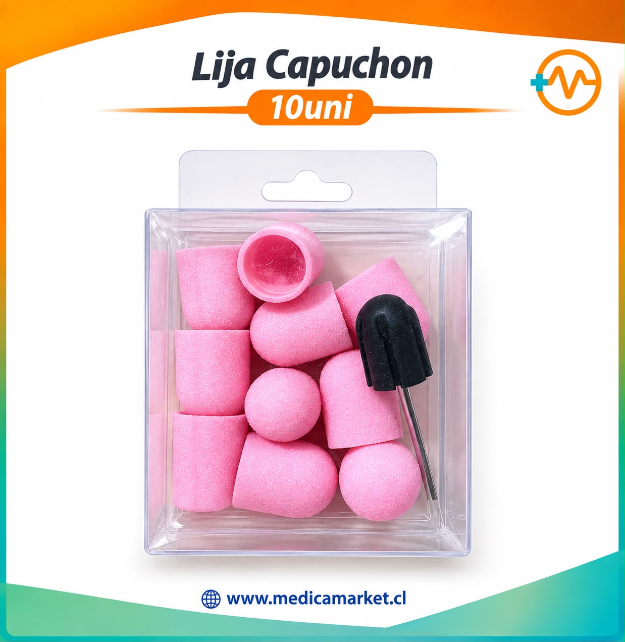 f2014f2c-9966-4e69-adb1-ac6e40aafbc0 Lija capuchón x10 uni - Imagen 1
